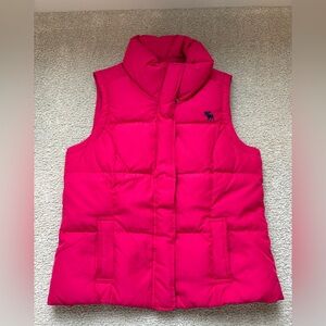 Abercrombie & Fitch hot pink vest